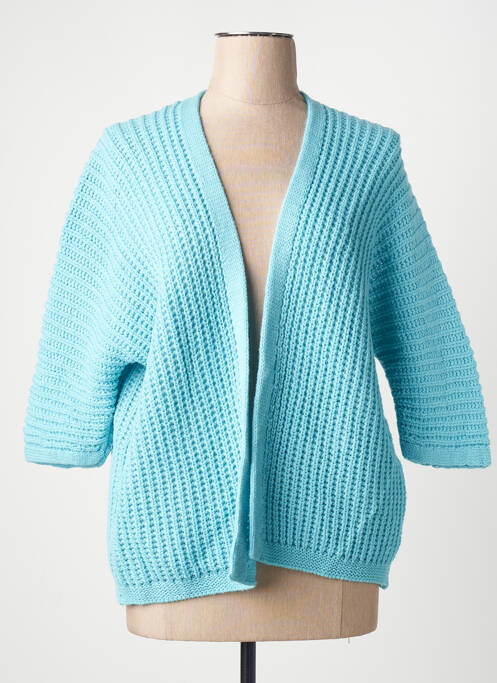 Gilet manches courtes bleu TERRA DI SIENA femme