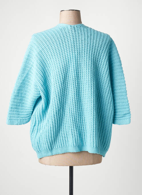 Gilet manches courtes bleu TERRA DI SIENA femme