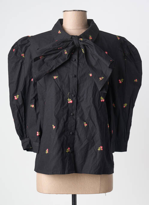 Chemisier noir OBJECT femme