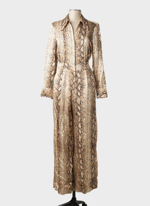 Combi-pantalon beige MANGO femme