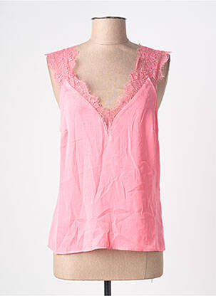 Top rose MORGAN femme