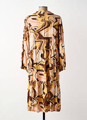 Robe longue marron ONLY femme