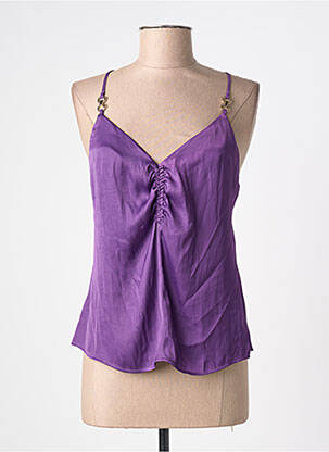 Top violet MORGAN femme