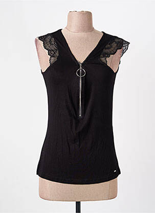 Top noir MORGAN femme