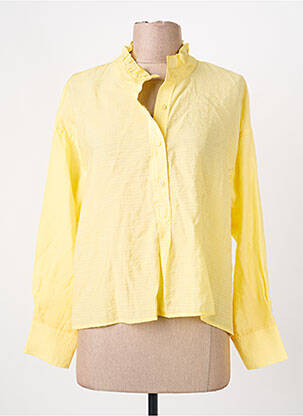 Chemisier jaune MANGO femme