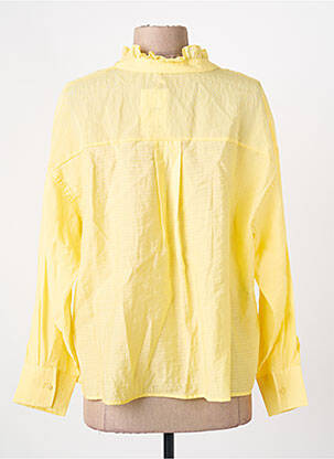 Chemisier jaune MANGO femme