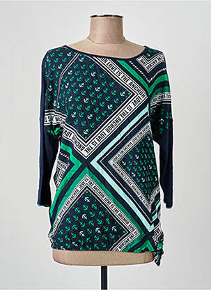 Top bleu CECIL femme