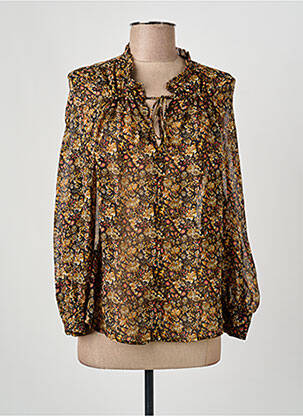 Chemisier marron MANGO femme