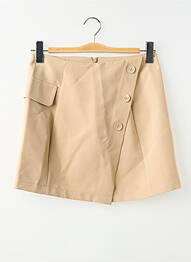 Jupe courte beige ONLY femme