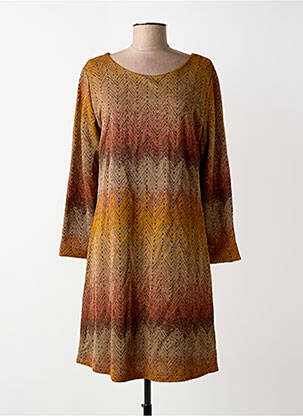 Robe courte orange BELLITA femme