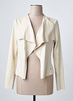 Manteau court beige ONLY femme