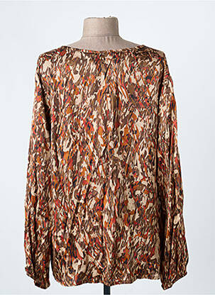 Chemisier marron BELLITA femme