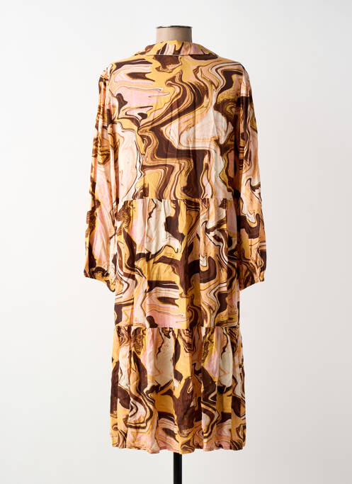 Robe longue marron ONLY femme