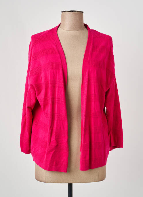 Gilet manches courtes rose STREET ONE femme