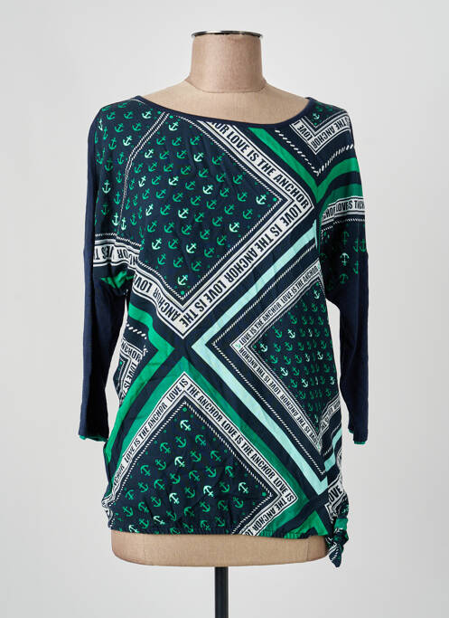 Top bleu CECIL femme