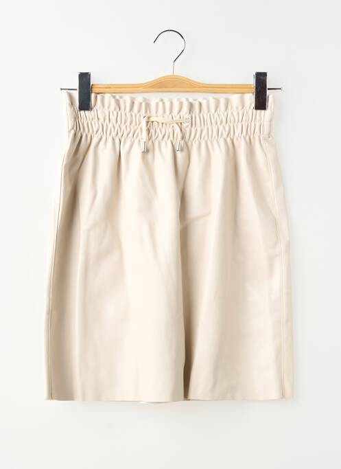 Jupe courte beige VERO MODA femme