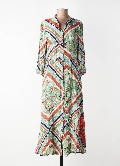 Robe longue vert TOM TAILOR femme