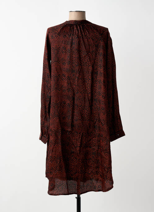 Robe mi-longue rouge NÜ femme