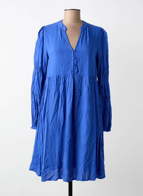 Robe mi-longue bleu MOLLY BRACKEN femme