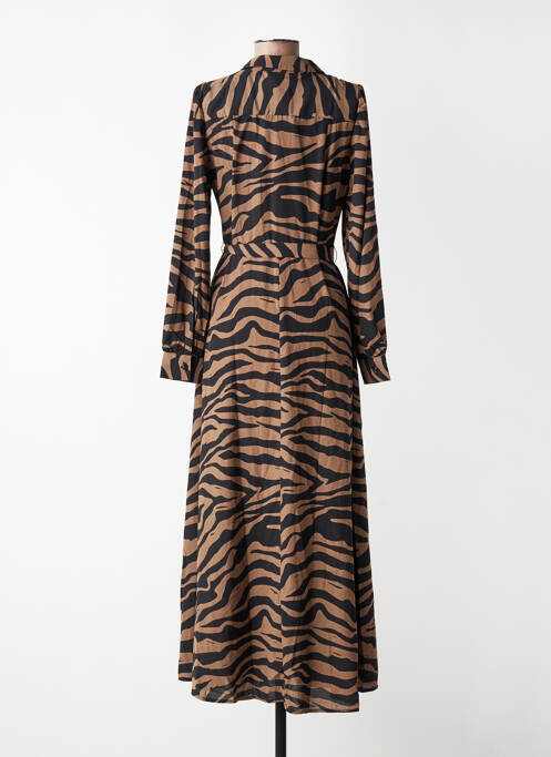 Robe longue marron VERO MODA femme