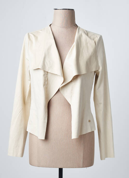 Manteau court beige ONLY femme