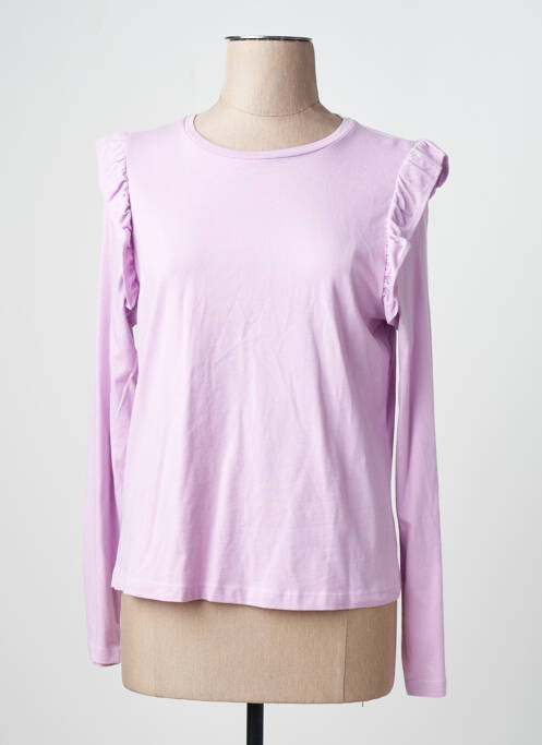 Top violet MANGO femme