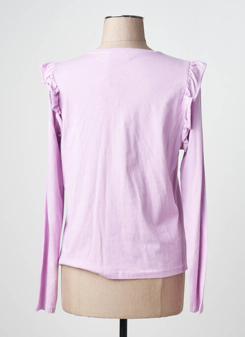 Top violet MANGO femme