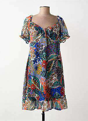 Robe courte bleu MOLLY BRACKEN femme