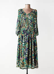 Robe longue multicolore MOLLY BRACKEN femme