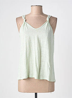 Débardeur vert MANGO femme