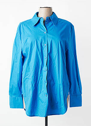 Chemisier bleu MANGO femme