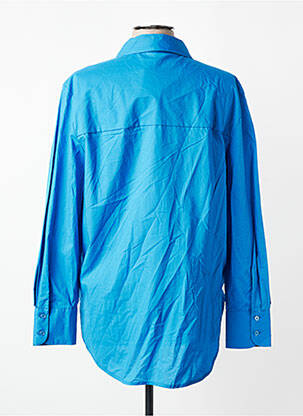 Chemisier bleu MANGO femme