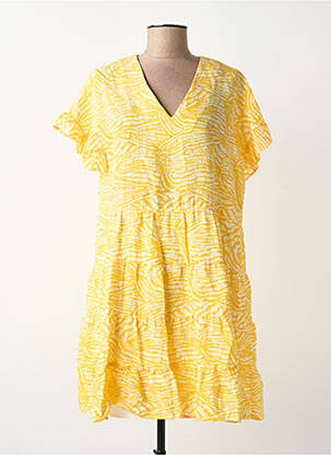 Robe courte jaune VILA femme