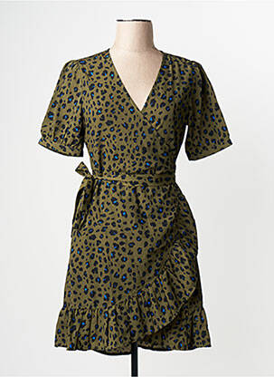Robe courte vert ONLY femme