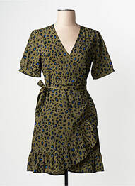 Robe courte vert ONLY femme