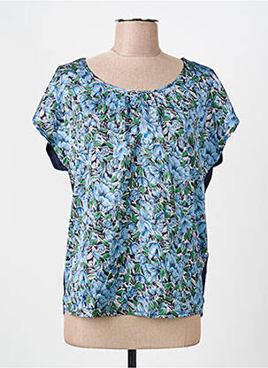 Top bleu MORE & MORE femme