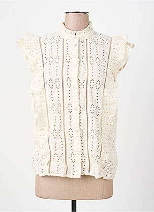 Chemisier beige VILA ROUGE femme