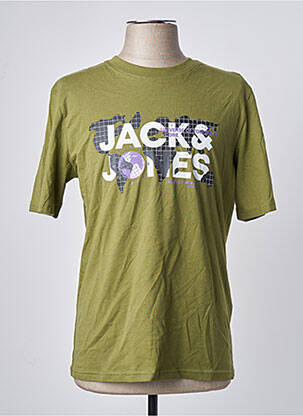 T-shirt vert JACK & JONES homme