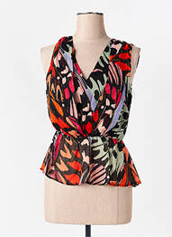 Top orange MOLLY BRACKEN femme