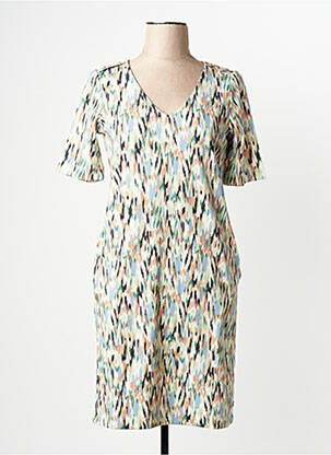 Robe mi-longue blanc GARCIA femme