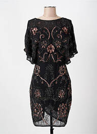 Robe mi-longue noir MOLLY BRACKEN femme