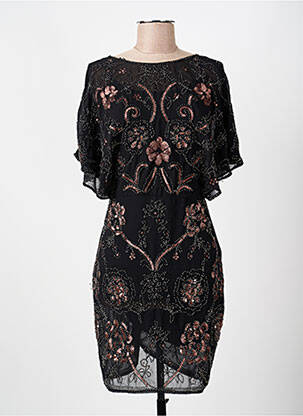 Robe mi-longue noir MOLLY BRACKEN femme