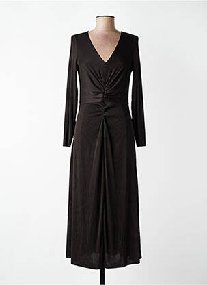 Robe longue noir LE TEMPS DES CERISES femme