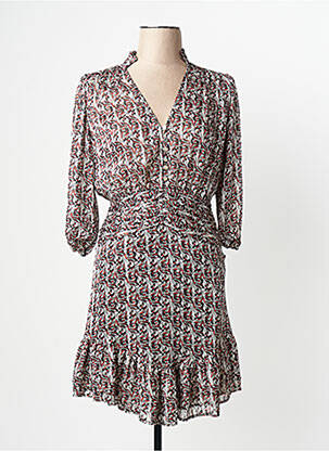 Robe mi-longue multicolore MORGAN femme