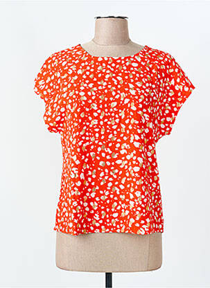 Top orange VERO MODA femme