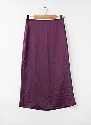 Jupe mi-longue violet ONLY femme