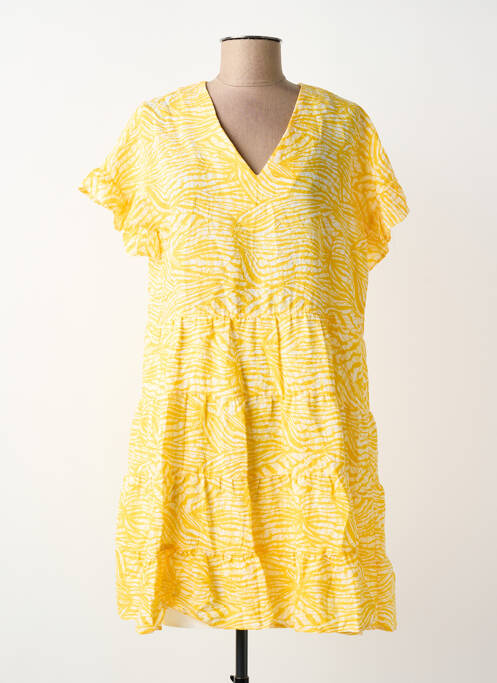 Robe courte jaune VILA femme