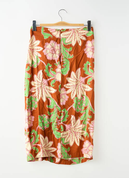 Jupe mi-longue marron MANGO femme