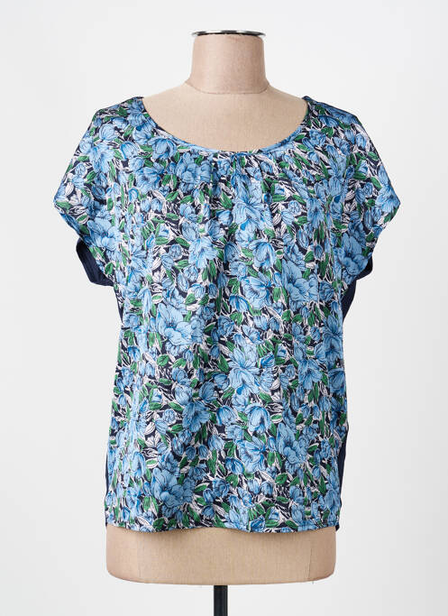 Top bleu MORE & MORE femme