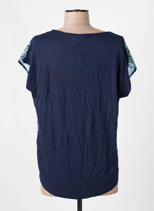 Top bleu MORE & MORE femme